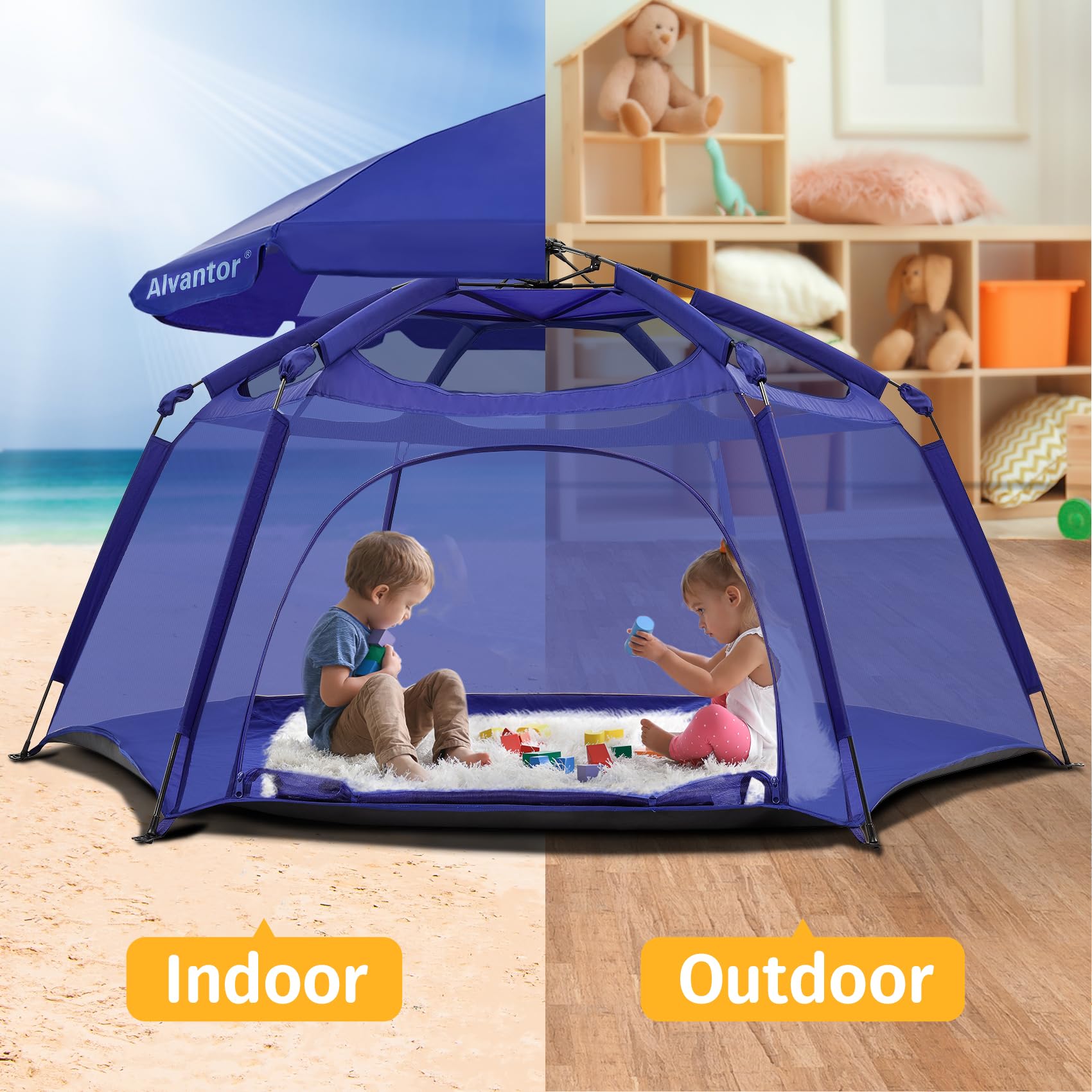 **Alvantor Baby Playpen Play Yard 84