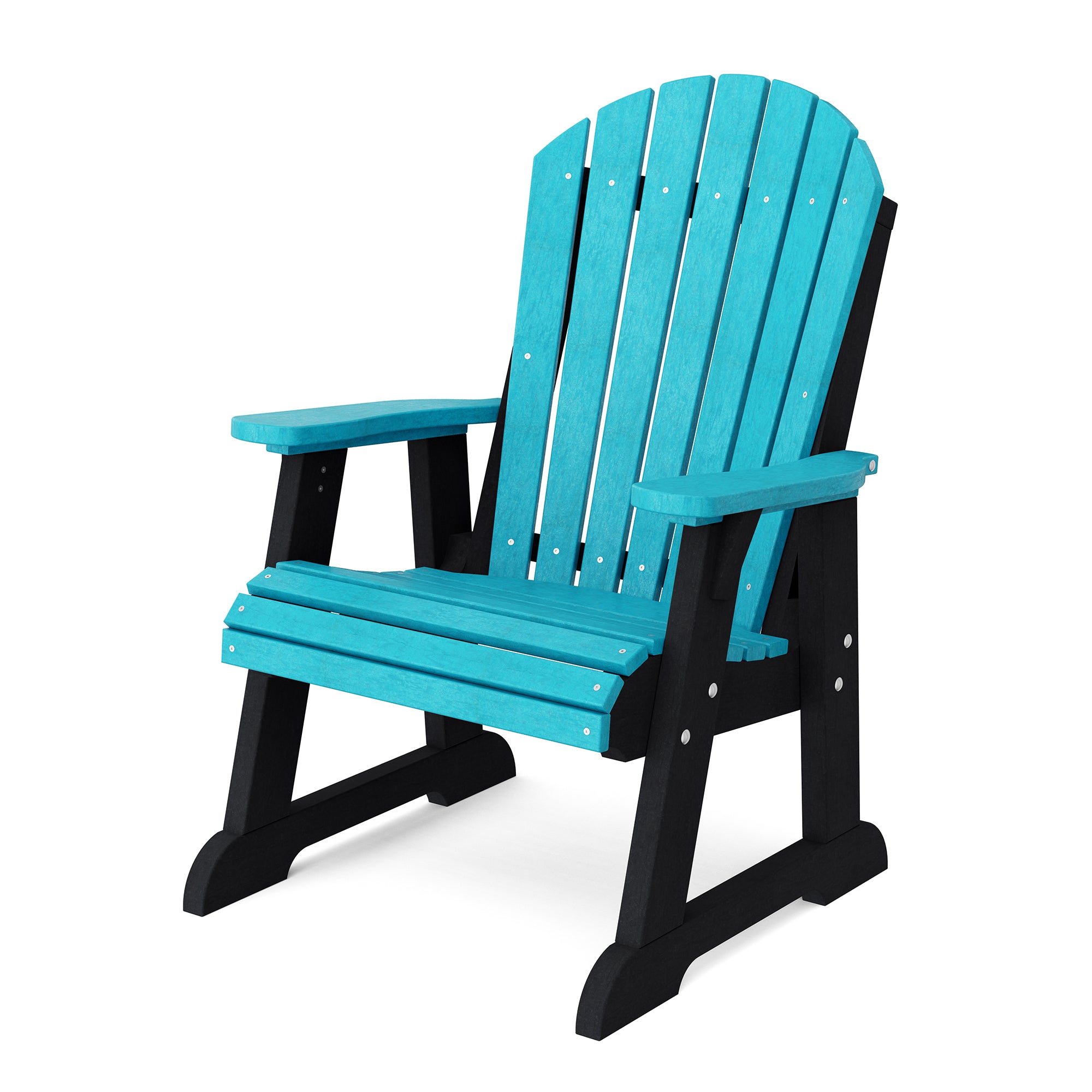 Heritage High Fan Back Chair - Classic Wooden Dining Chair with Upholstered Seat - Perfect for Farmhouse, Rustic & Traditional Dining Rooms