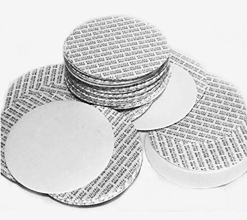 83mm Pressure Sensitive Torque Activated Cap Liners (500 Pack) - Made in USA - No Induction Sealer Needed for Mason Jars & Wide Mouth Containers - Perfect for Home Canning, Food Storage & DIY Projects - Black