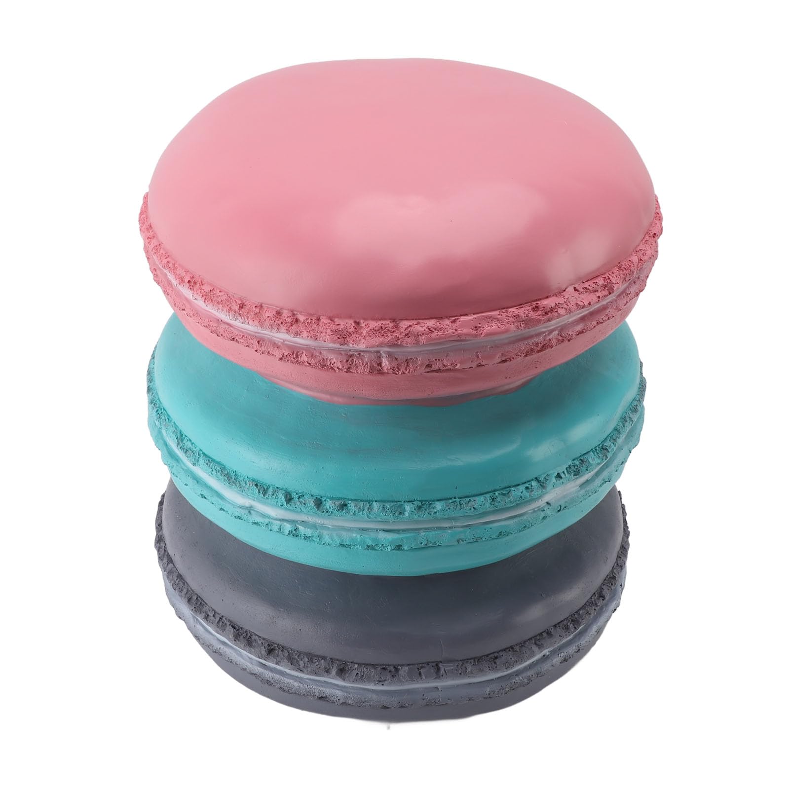 Macaron Biscuit Shaped Cute Food Shoe Stool - Compact Foot Rest for Living Room, Bedroom & Office - Ergonomic Support for Work, Gaming & Relaxation