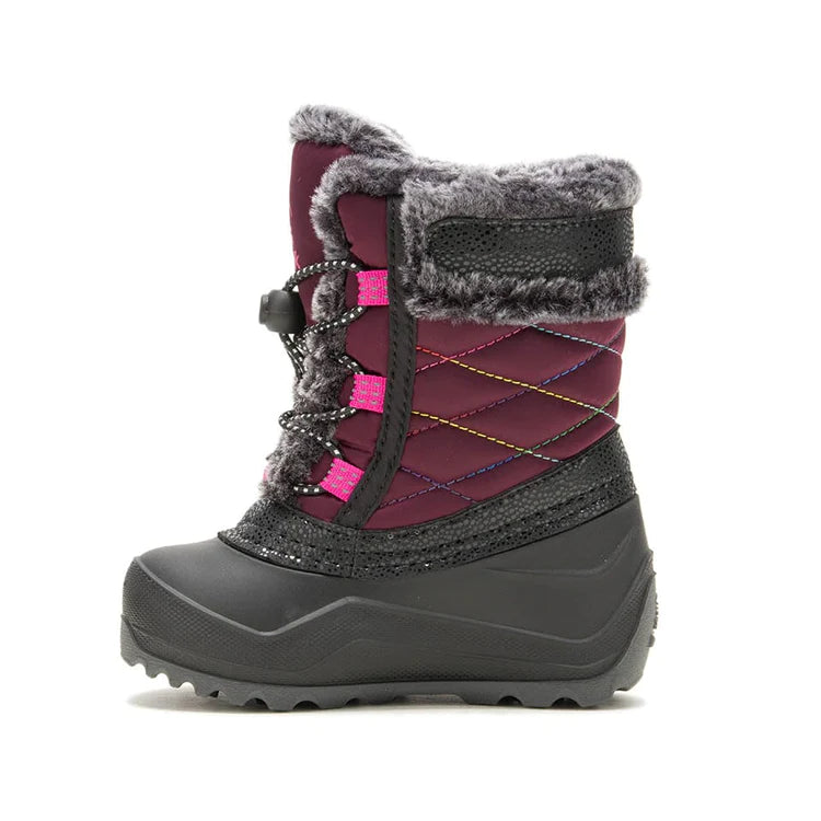 Kamik Grape Star 4 Toddler Winter Snow Boots - Waterproof & Insulated for Boys & Girls - Perfect for Outdoor Play, Snowy Days & Cold Weather Adventures