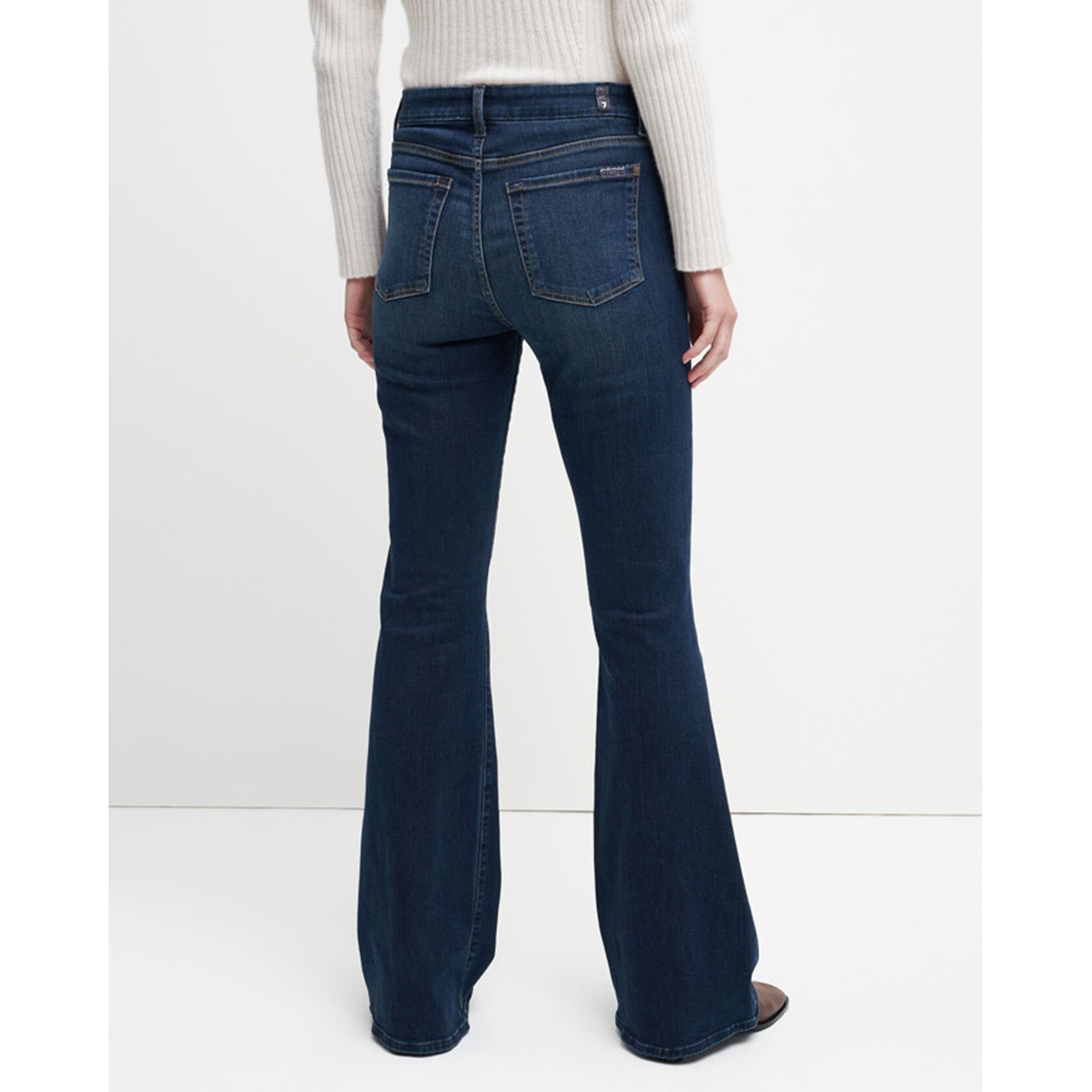 7 For All Mankind Women's High Waist Ali B(Air) Stretch Skinny Jeans - Comfortable Slim Fit Denim Pants for Casual Wear & Night Out