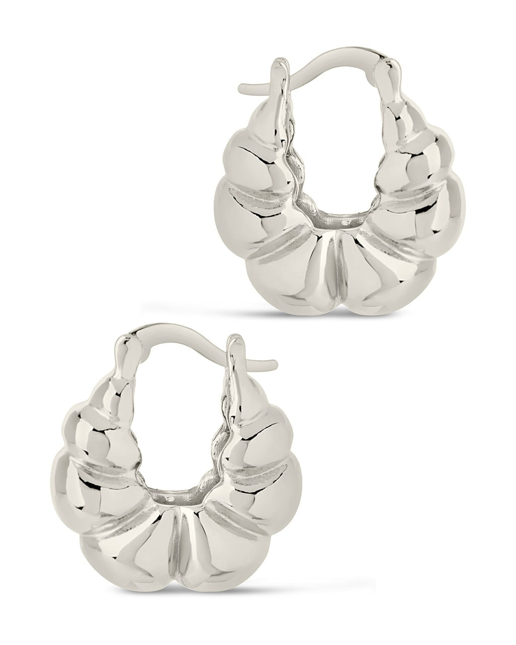 Petite Croissant Hoop Earrings - Dainty Gold & Silver French Pastry Jewelry for Women | Perfect for Everyday Wear, Date Nights & Gift Giving