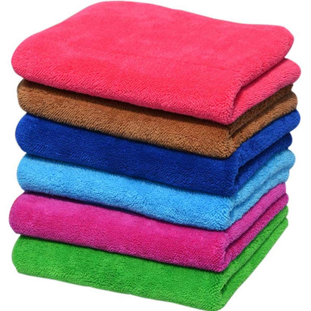 KESYOO 10-Pack Premium Microfiber Kitchen Towels - Super Absorbent Dish Cloths, Cleaning Rags & Scrub Towels for Dishes, Countertops & Household Cleaning - Quick-Dry Water Wipes for Kitchen & Bathroom Use