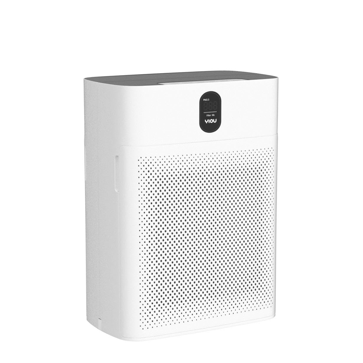 YIOU H13 True HEPA Air Purifier for Large Rooms up to 960 Sq Ft - Removes 99.97% of Dust, Pet Dander, Smoke - Quiet 24dB Bedroom Air Cleaner with Dual Air Inlet & Air Quality Sensor - Perfect for Allergy Relief, Smoke Removal and Fresh Indoor Air