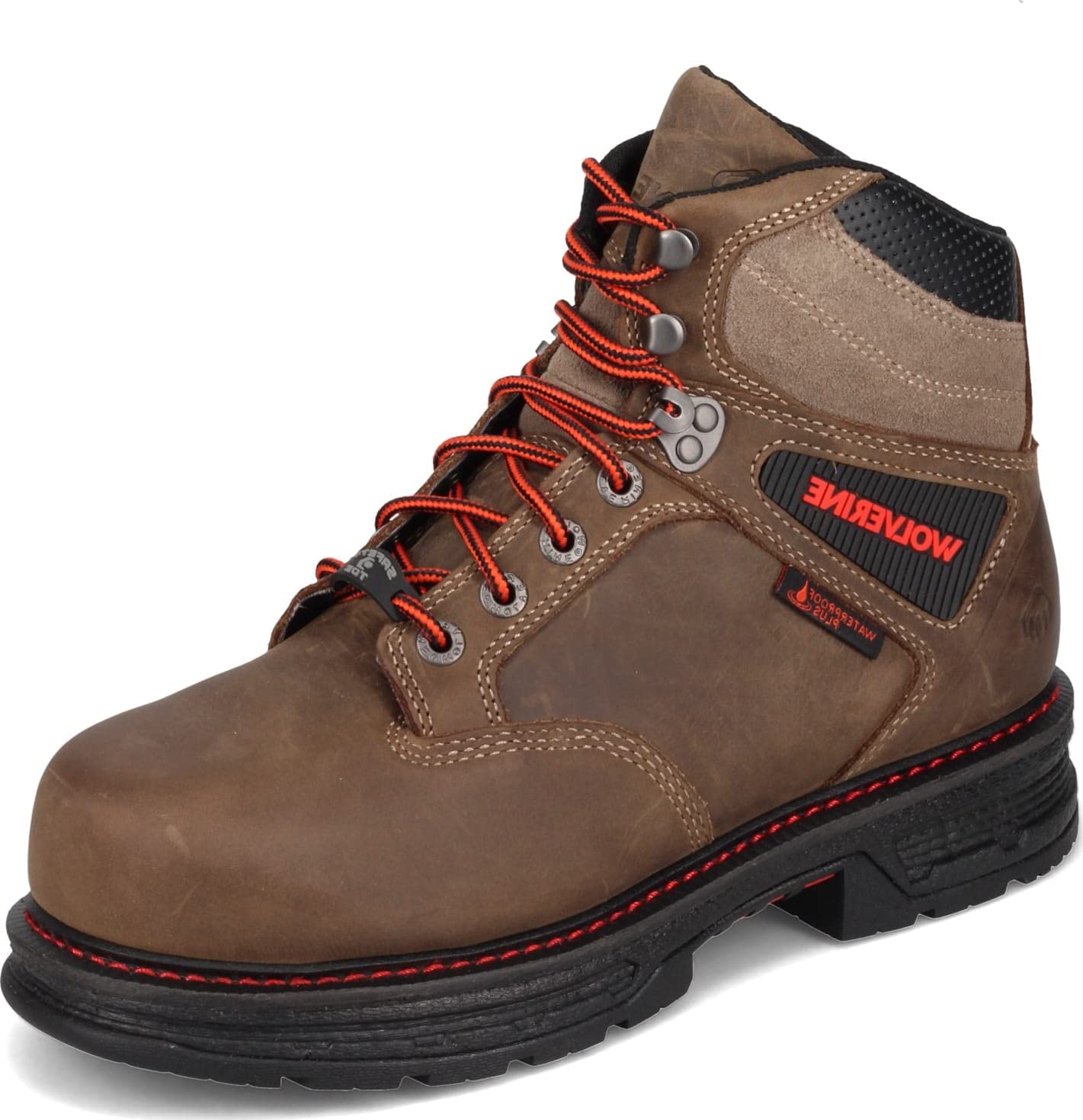 Wolverine Men's Core Hellcat 6-Inch Waterproof Work Boot - Durable Steel Toe Construction for Construction, Hiking & Outdoor Work
