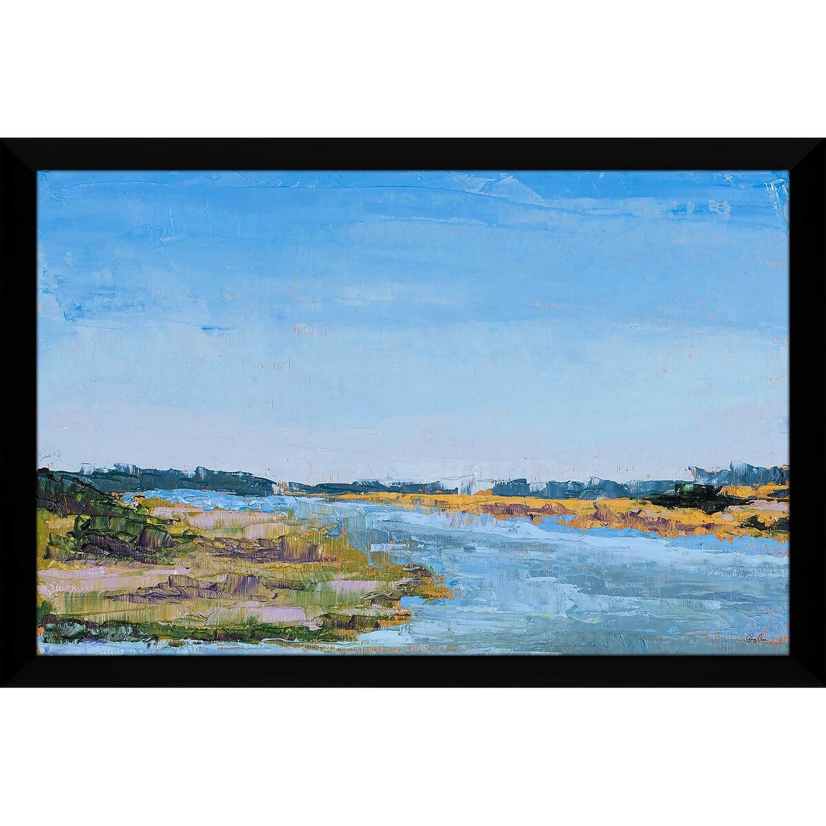 Horizontal Along the Water Acrylic Wall Art Print - Perfect for Living Room, Bedroom & Office Decor