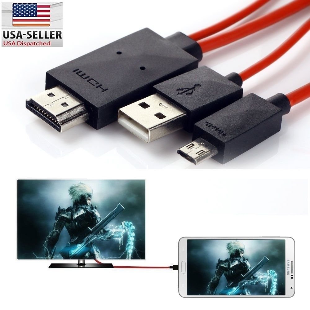 MHL Micro USB to HDMI Adapter Cable for Samsung Galaxy Tab S 10