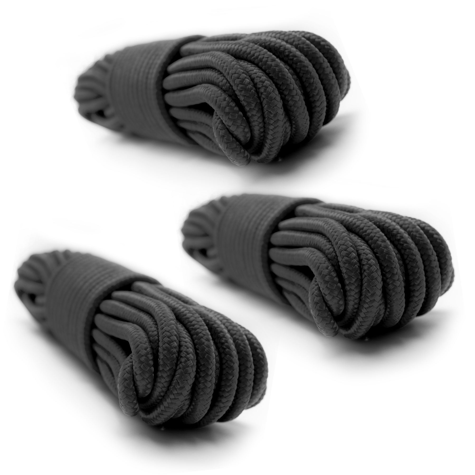 9mm x 50ft Heavy Duty Nylon Braided Rope - Strong Outdoor Camping, Hiking, Boating & DIY Rope for Secure Tying, Climbing & Survival Gear