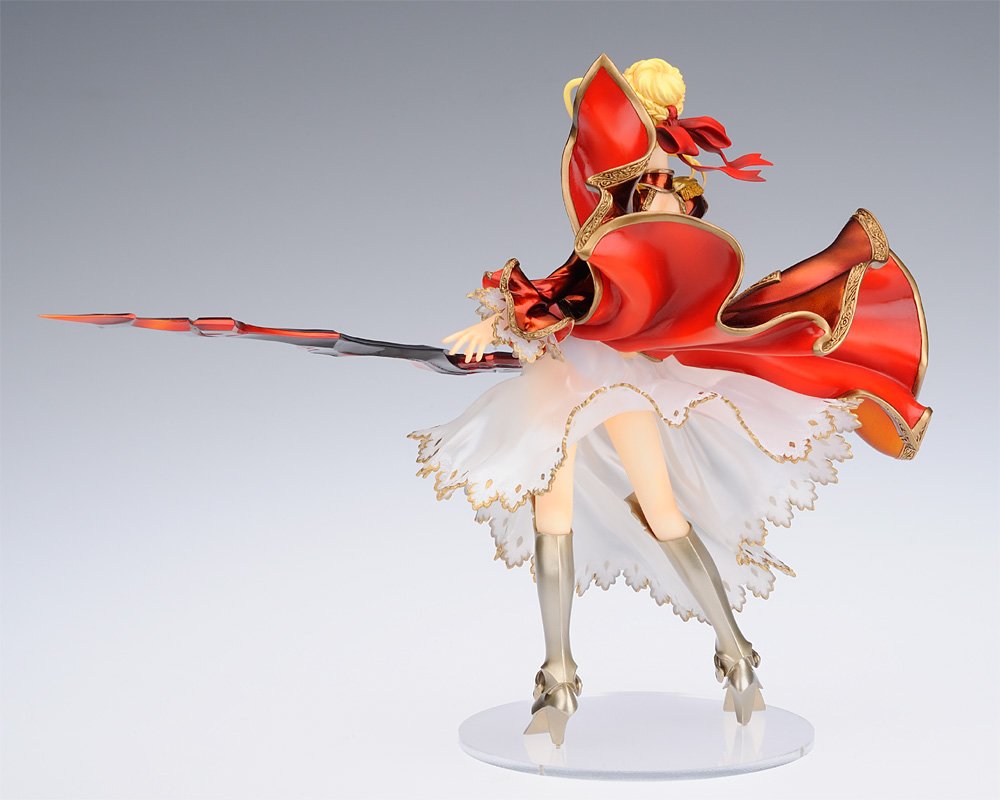 Fate/Extra Saber Extra 1/8 Scale PVC Anime Figure - Collectible Action Figure for Anime Fans & Gift for Gamers - Perfect for Display, Cosplay, and Gaming Room Decor