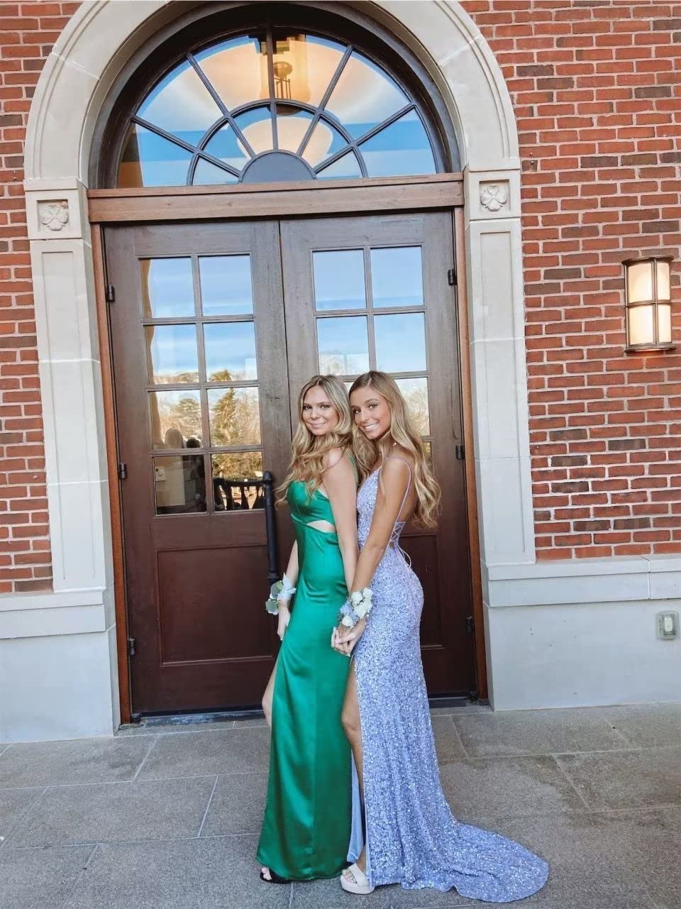 Sparkly Sequin Mermaid Prom Dresses for Women - Backless Formal Evening Gown with High Slit in Hot Pink (Size 18) | Perfect for Homecoming, Pageants & Special Occasions