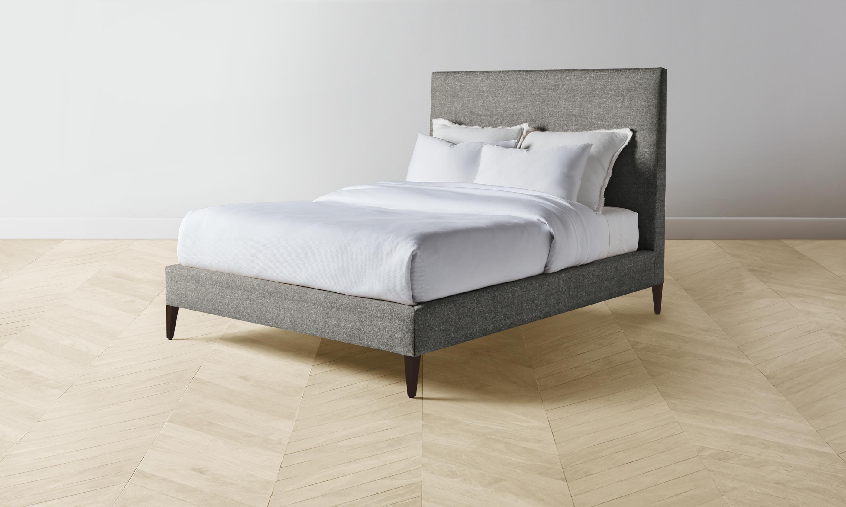 The Essex Bed – Premium Merino Granite Finish | Modern Bedroom Furniture for Luxury Home Decor