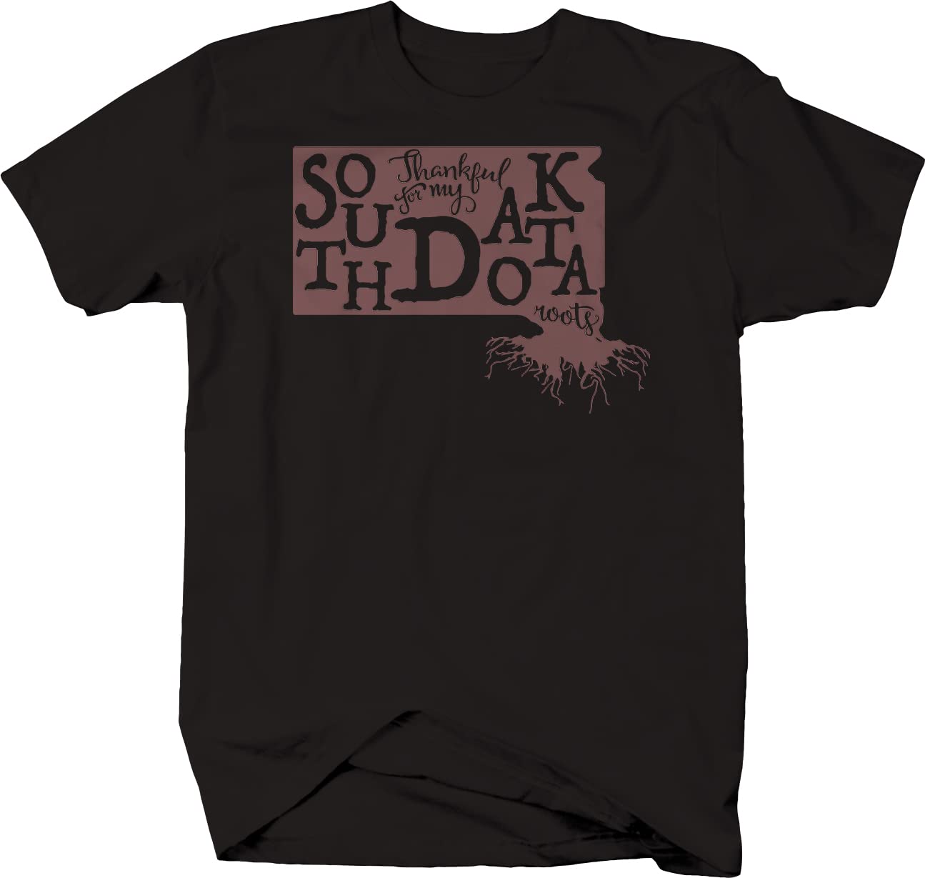 South Dakota Home Roots Men's T-Shirts - Comfortable Cotton Tees for Casual Wear & Outdoor Activities