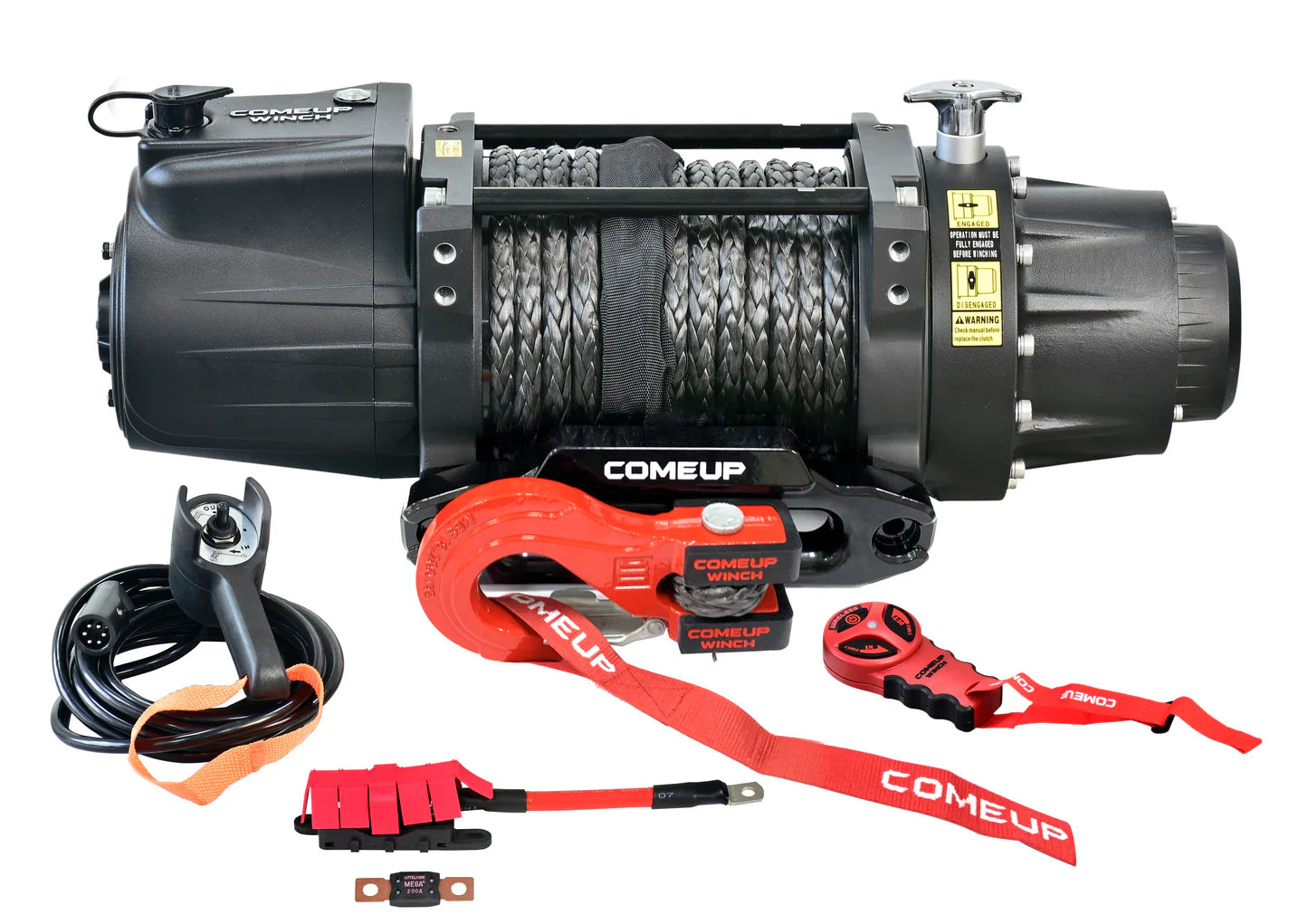 COMEUP SEAL 16.5RSI Trail Edition Off-Road Winch - Heavy Duty 16,500lb Capacity for Jeep, Truck & SUV Recovery | Perfect for Off-Roading, Rock Crawling & Trail Adventures