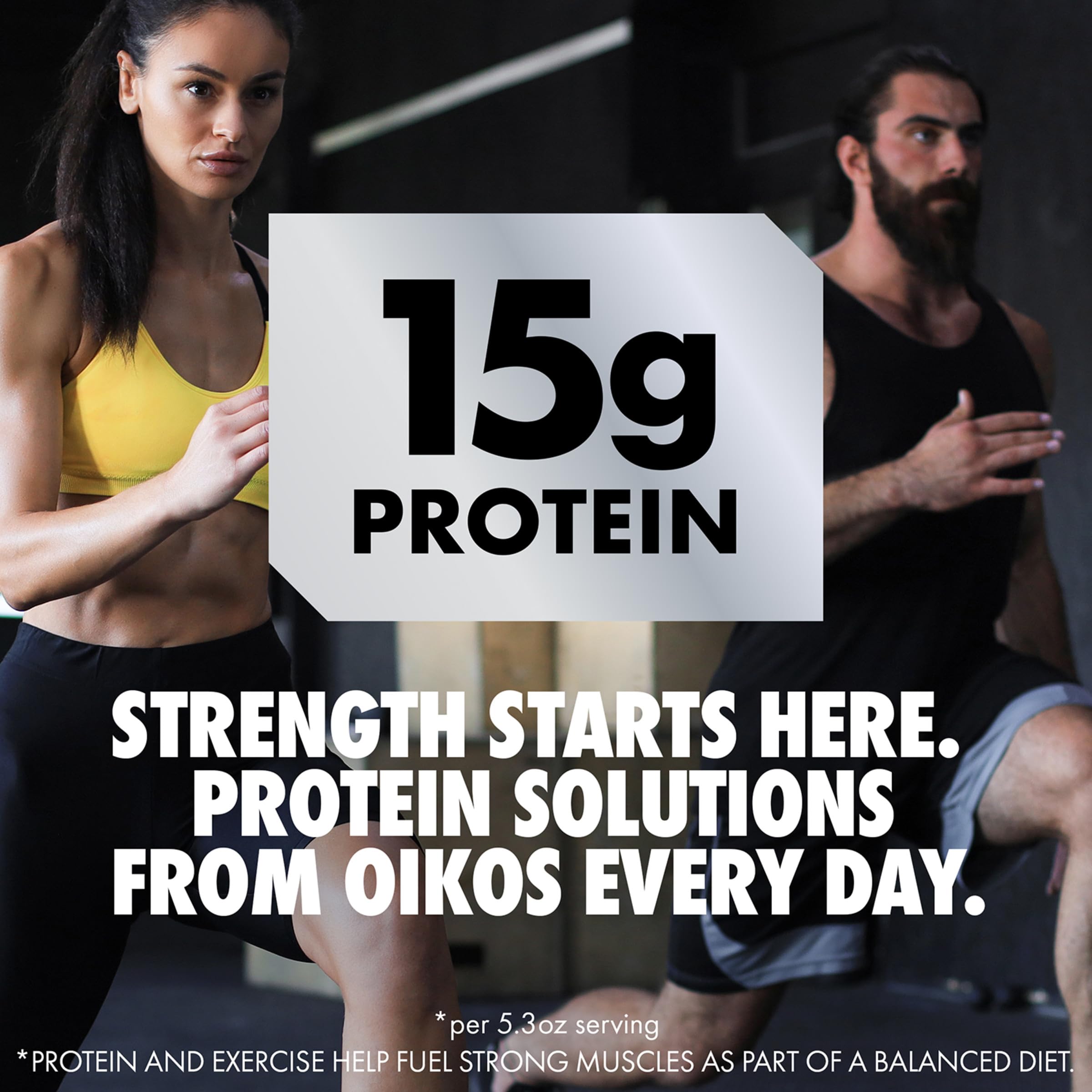 Oikos Triple Zero Mixed Berry Nonfat Greek Yogurt - 0% Fat, 0g Added Sugar, No Artificial Sweeteners | High Protein Yogurt Snack (5.3 oz Cup) | Perfect for Breakfast, Post-Workout & Healthy Snacking