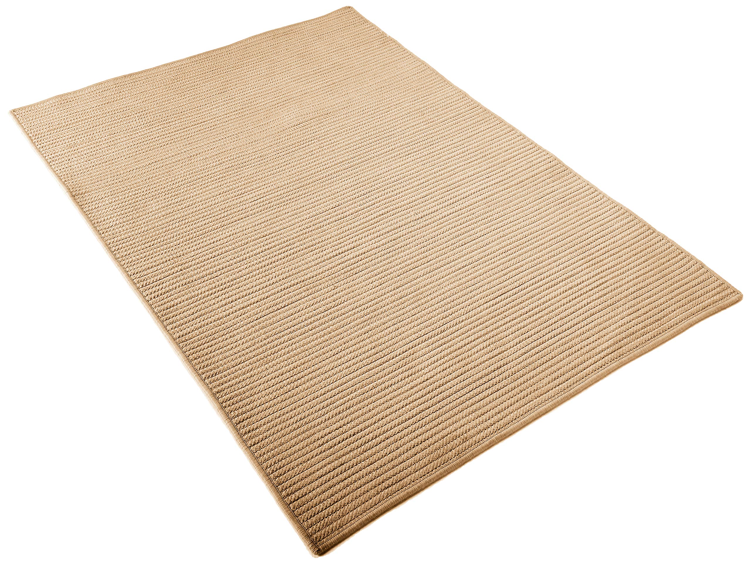 Simply Home Solid Area Rug 8x11 Cuban Sand - Soft Living Room Rug for Home Decor, Bedroom Carpet, Office Floor Mat