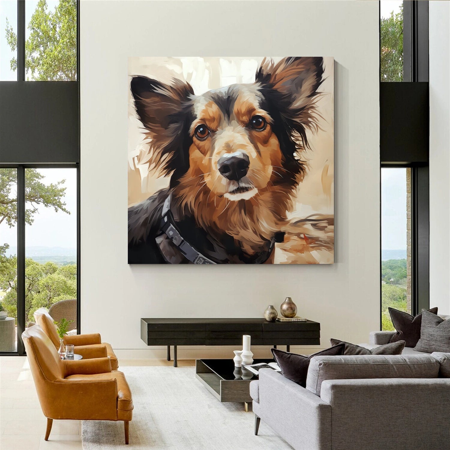 Animal Art Painting #AP132 - Handmade Wildlife Canvas Art for Home & Office Decor | Perfect for Living Room, Bedroom, or Gift