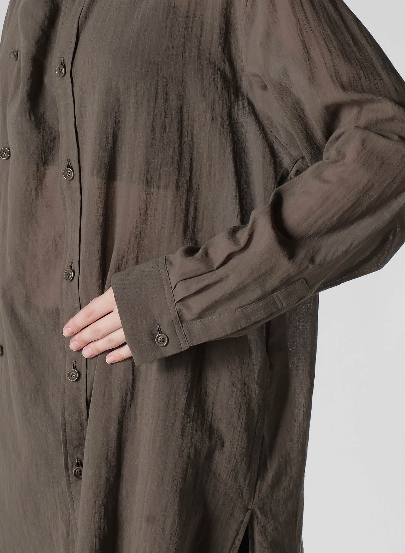 Soft Cotton Chiffon Right Front Double Layer Shirt for Women - Elegant & Breathable Blouse for Work, Date, and Casual Outfits