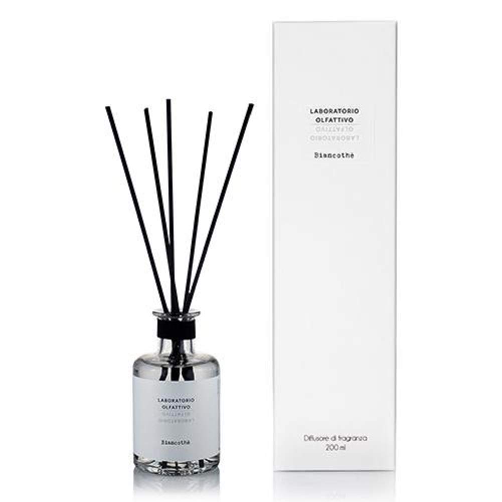 Premium White Tea Scented Home Fragrance Diffuser - 200ml Aromatherapy Essential Oil Reed Diffuser for Living Room, Bedroom & Office Relaxation