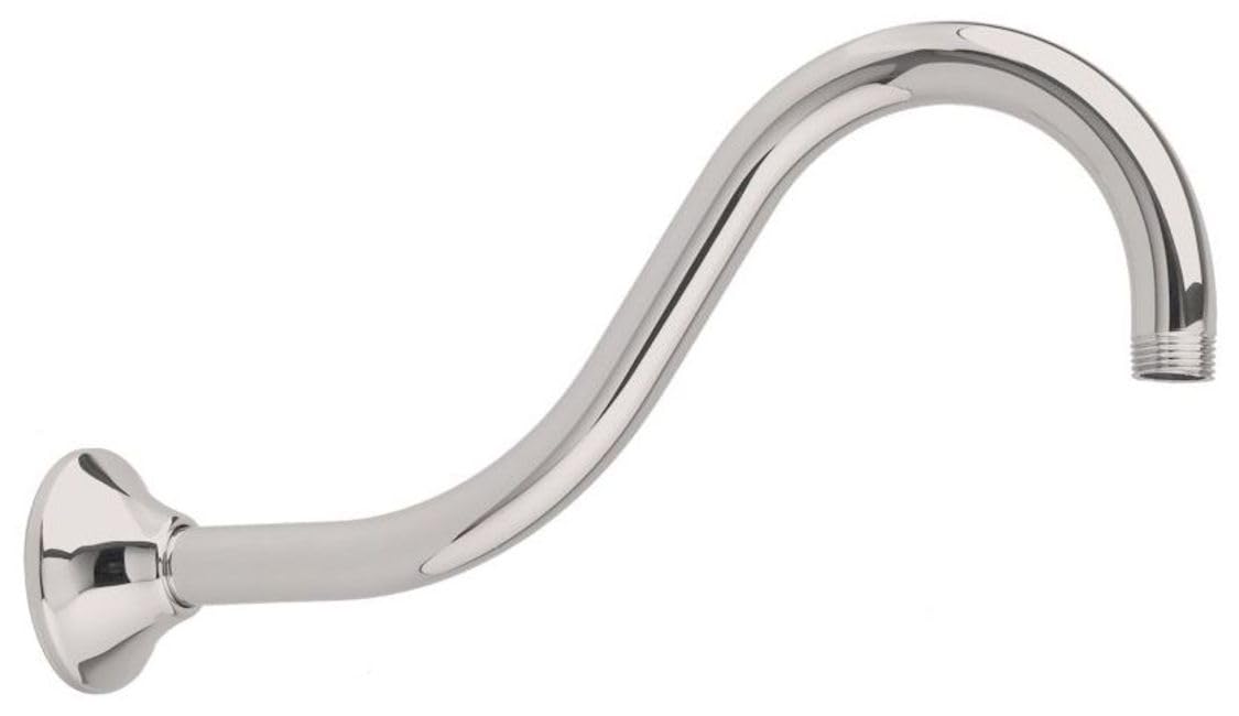 American Standard 1660198.295 Shower Arm in Satin Nickel Finish - Durable Bathroom Fixture for Modern Showers | Perfect for Home Renovation & Spa-Like Experience