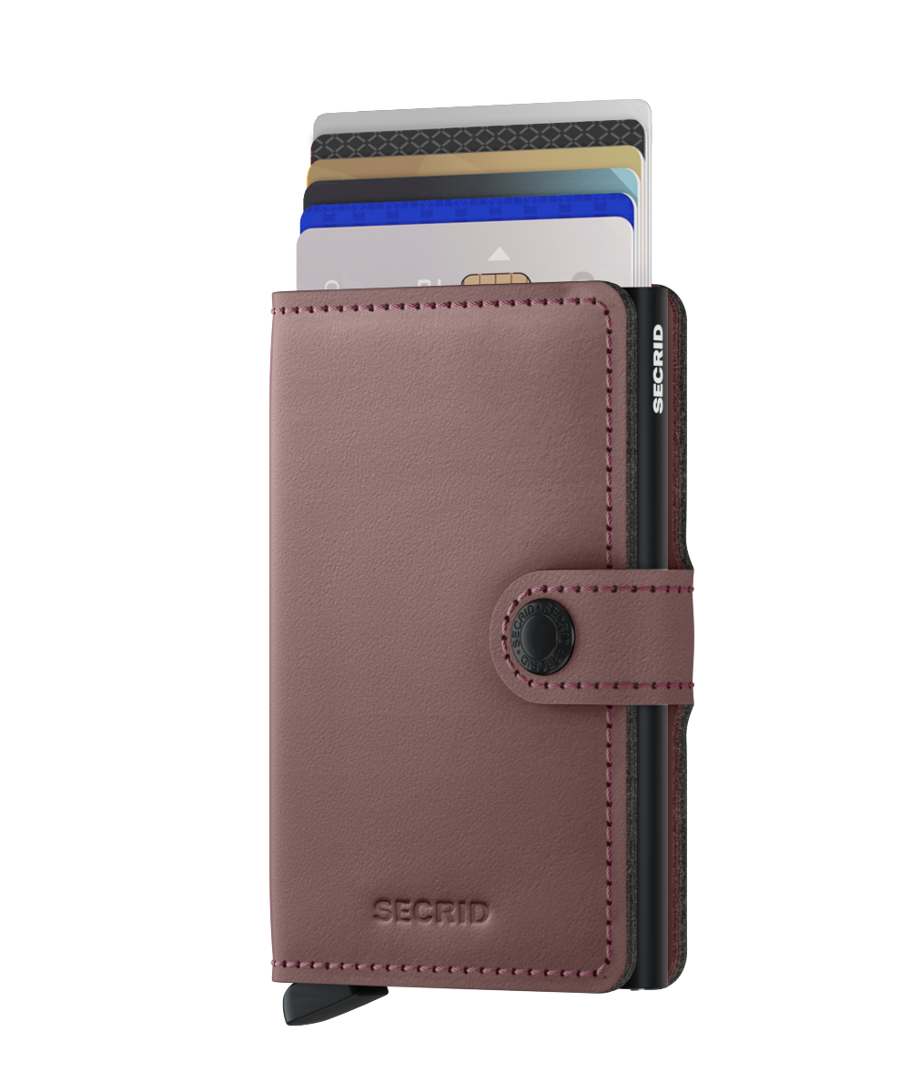SECRID Miniwallet Matte - Slim RFID Blocking Leather Wallet for Men & Women | Perfect for Travel, Business & Everyday Use