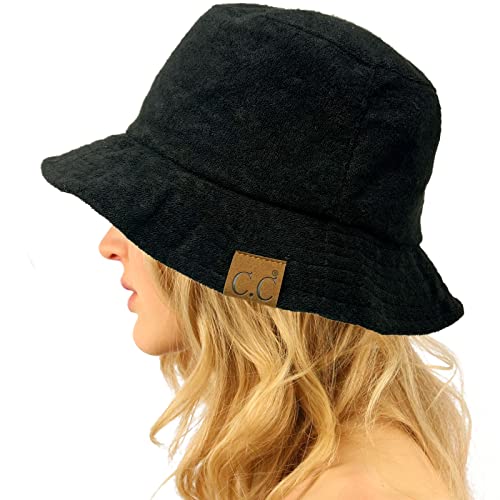 Terry Cloth Solid Black