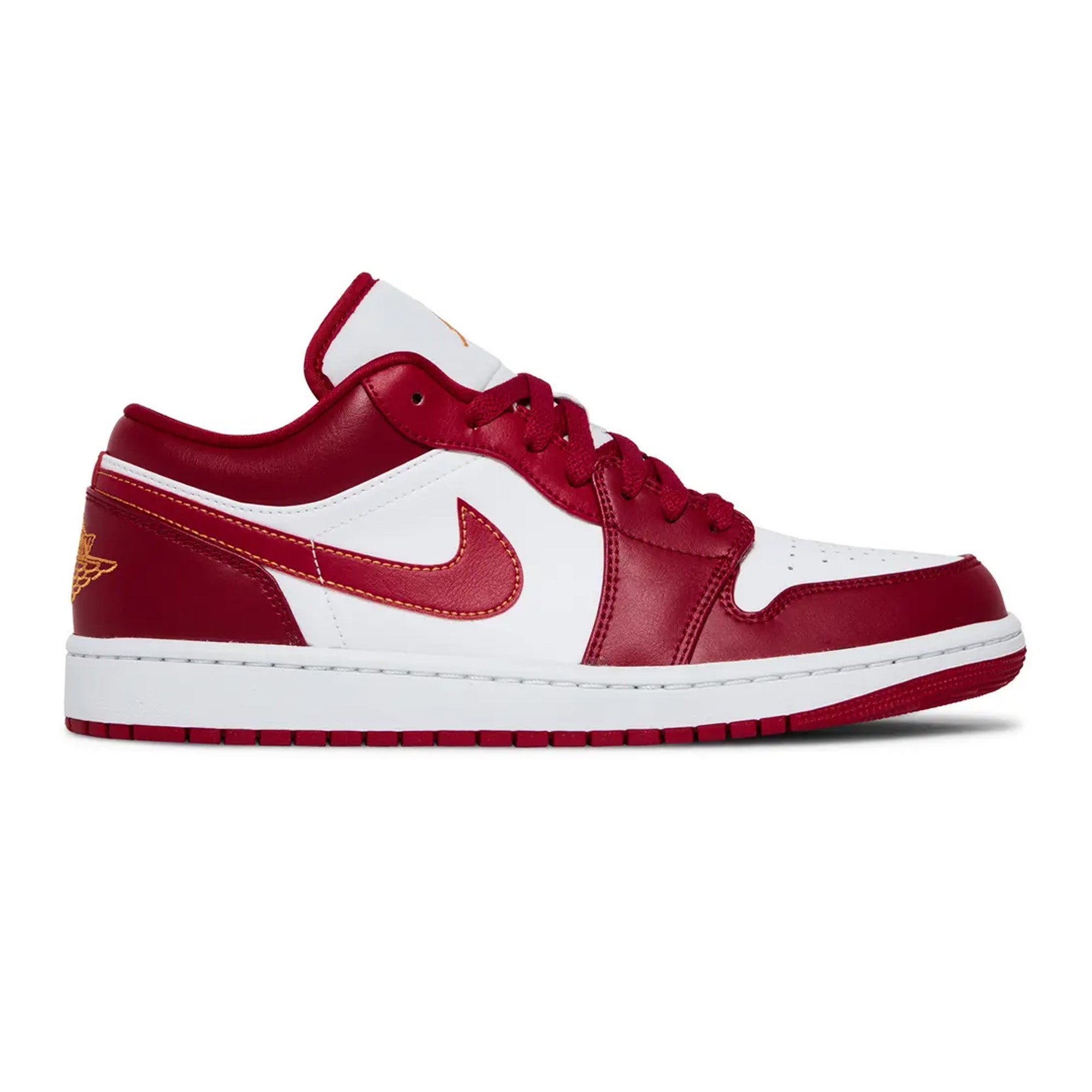 Air Jordan 1 Low 'Cardinal Red' Sneakers (2022) - Men's Basketball Shoes for Casual Wear & Street Style