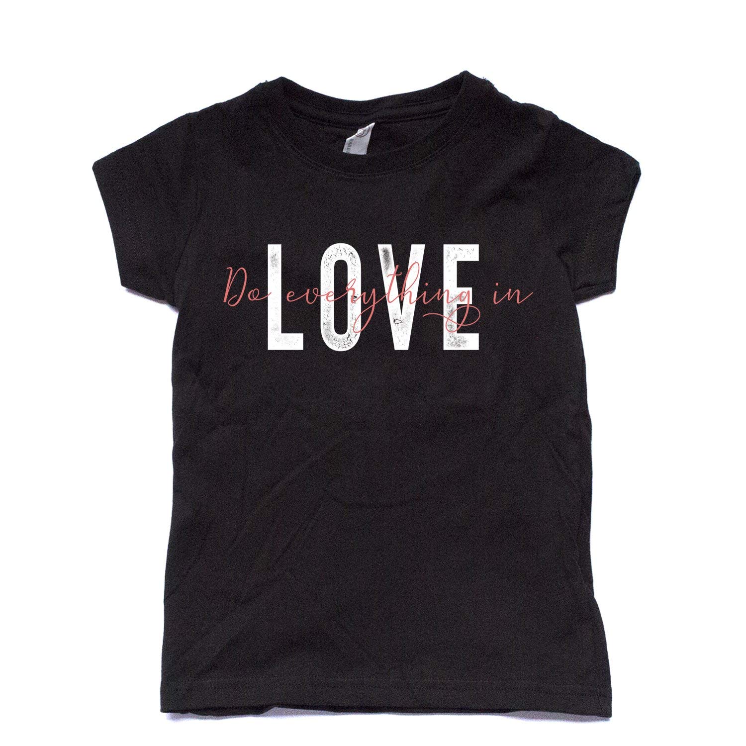 NanyCrafts' Love-Inspired T-Shirt for Girls - Stylish & Comfortable Top for School, Casual Wear & Everyday Outfits