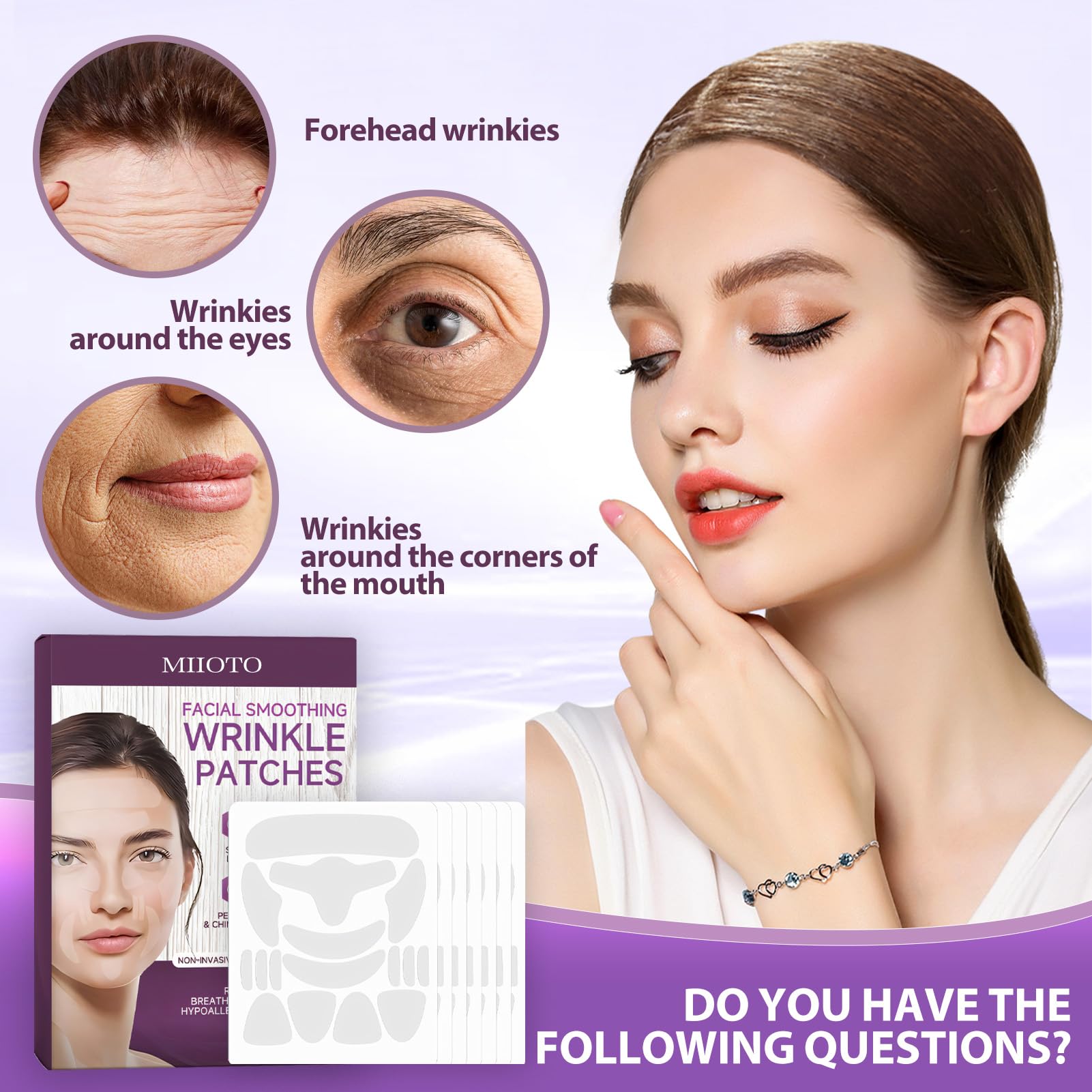 112pcs Invisible Face Lift Tape & Anti-Wrinkle Patches - Instant Lifting Stickers for Face and Neck | Wrinkle Reduction, Skin Tightening | Perfect for Parties, Weddings & Daily Beauty Routine