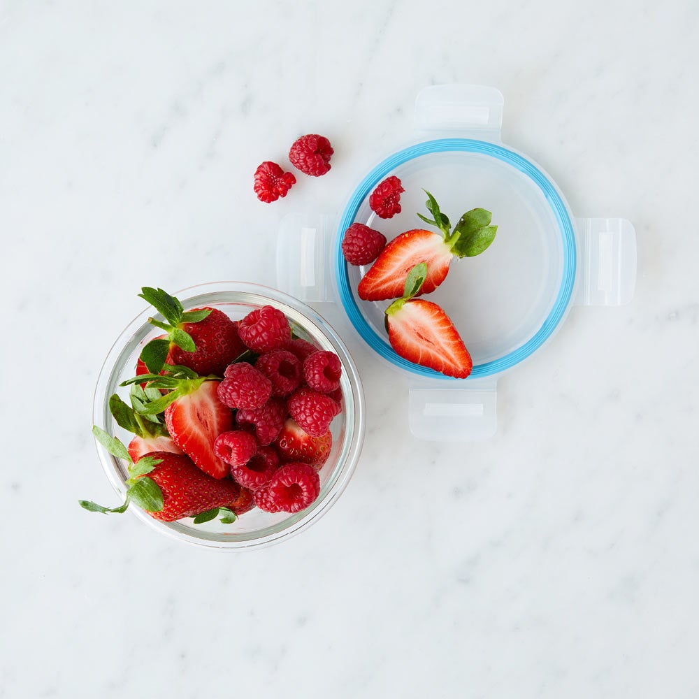 600ml Round Glass Food Storage Container with Airtight Lid - Perfect for Meal Prep, Leftovers & Pantry Organization