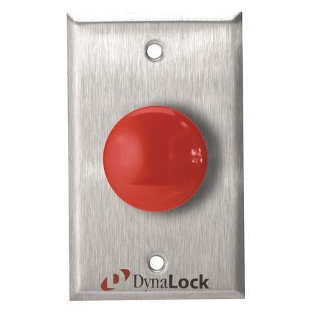 Stainless Steel Exit Push Button - Red Emergency Switch for Doors, Alarms & Security Systems | Perfect for Commercial Buildings, Warehouses & Public Safety