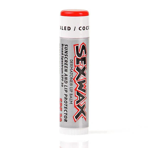 Sex Wax SPF 30 Lip Balm - Sun Protection for Surfers & Outdoor Enthusiasts - Moisturizing Lip Care for Beach, Snow & Active Lifestyles