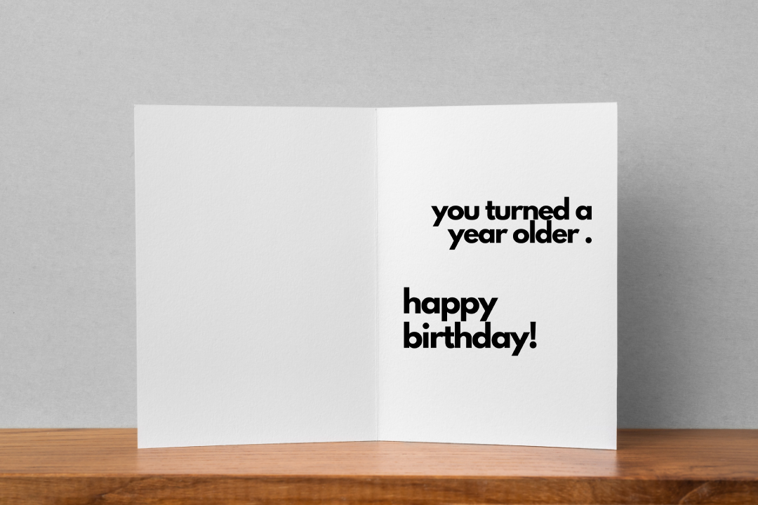 Funny Tennis Birthday Card - Perfect Gift for Tennis Lovers - Great for Summer Parties & Court Celebrations