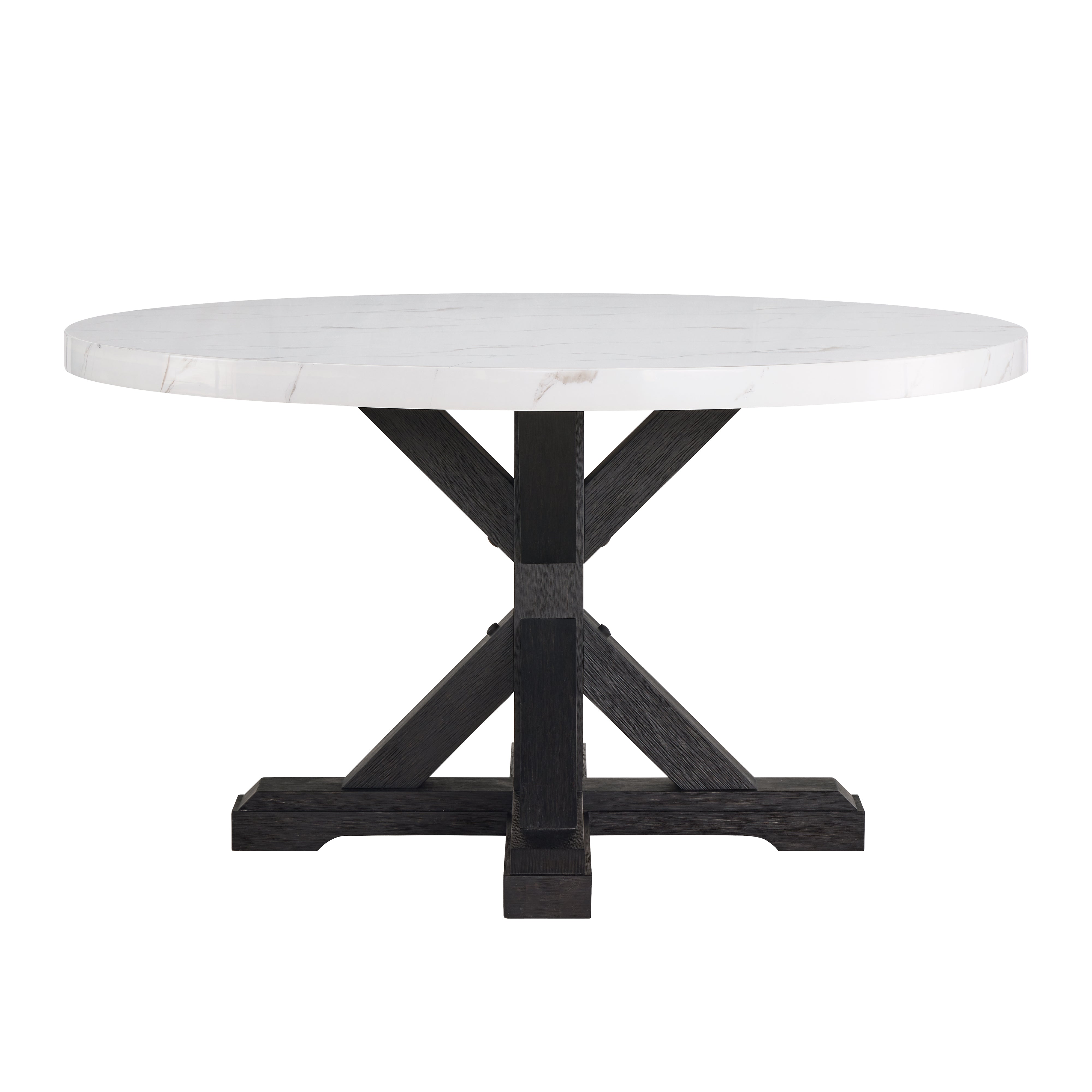 Roundhill Furniture Hirima Modern Elegance 5-Piece Dining Room Set - 54