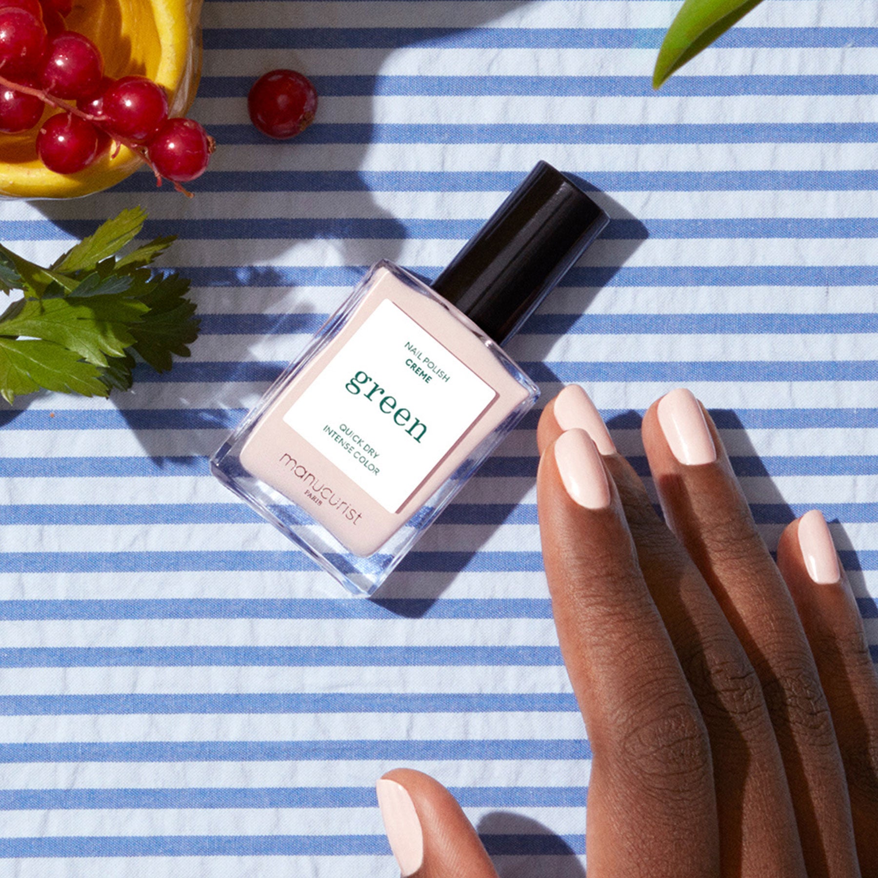Organic Green Nail Polish - Vegan, Non-Toxic & Cruelty-Free - Perfect for Manicures, Pedicures & At-Home Nail Care