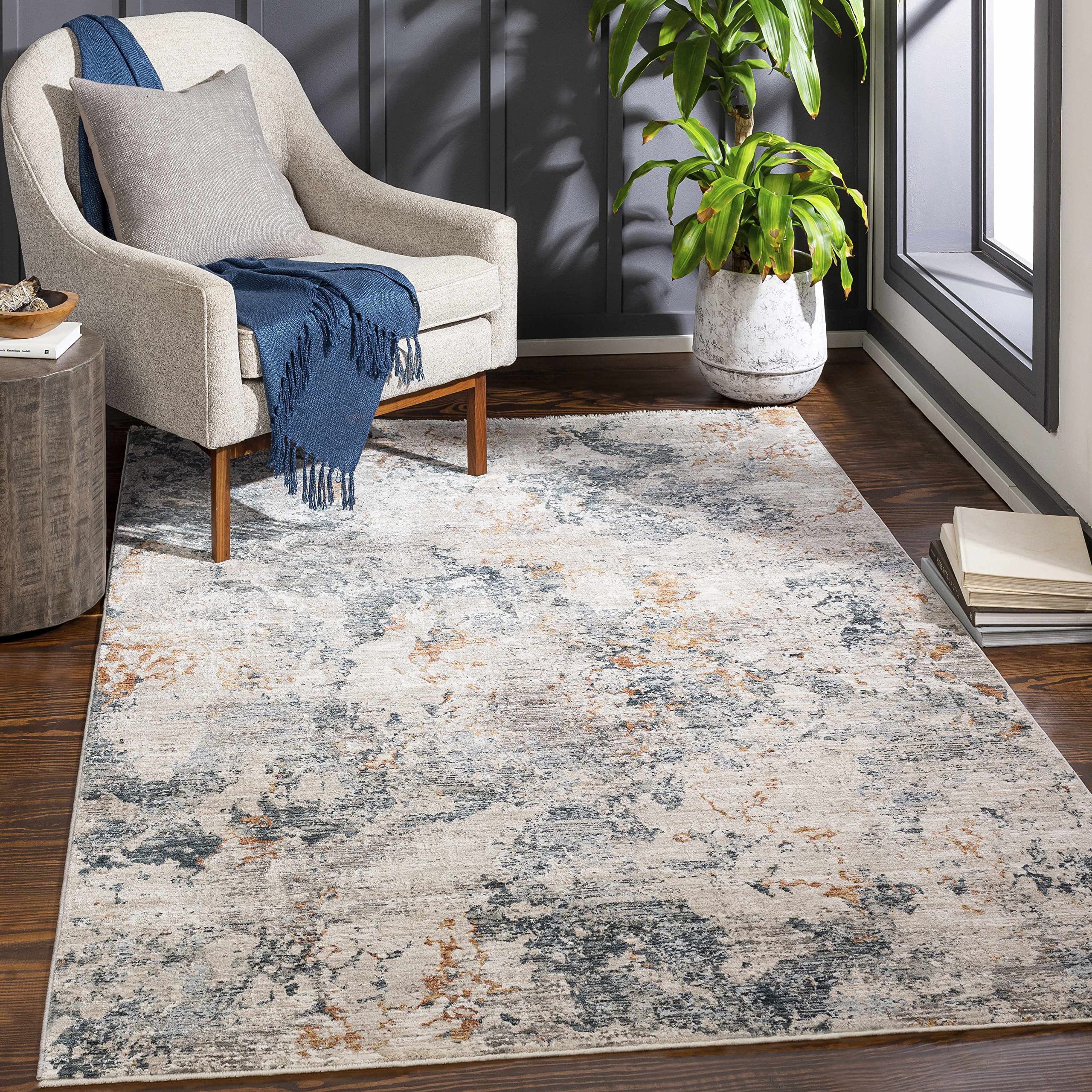 Hauteloom Tracyton Soft Plush Area Rug for Living Room & Bedroom - 9' x 12'2