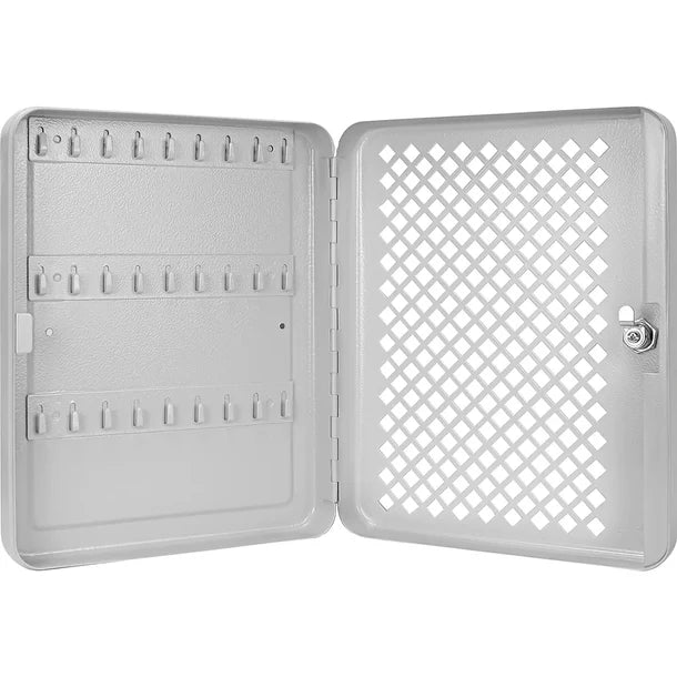 Barska CB13756 27-Key Wall Mount Key Cabinet with Mesh Front & Lock - Secure Key Storage for Home, Office, or Business Use
