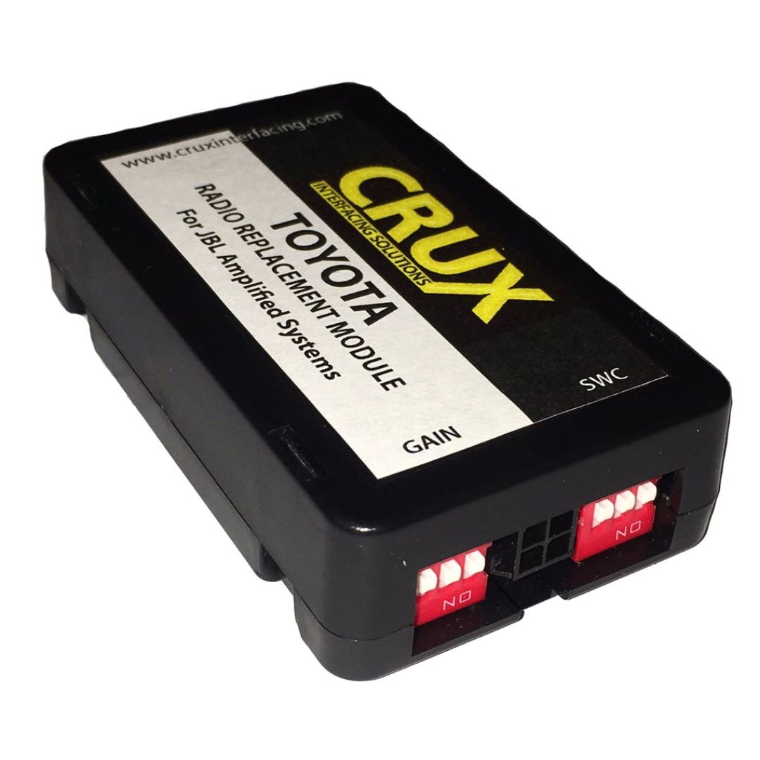 Crux SWRTY-61J Radio Replacement with Steering Wheel Control, JBL Amplifier & OEM Camera Retention for Toyota & Lexus Vehicles - Upgrade Your Car Audio System with Seamless Integration