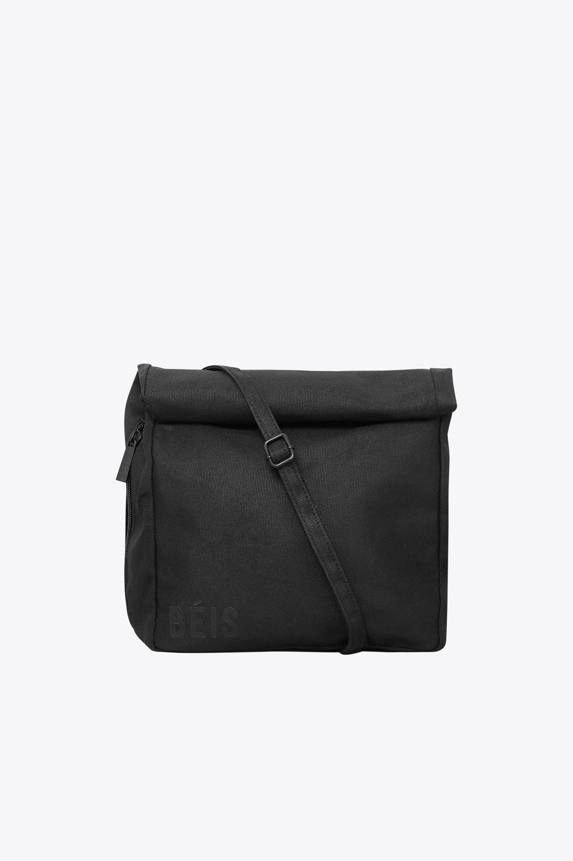 Premium Insulated Lunch Bag in Black - Leakproof & Reusable for Work, School, Picnics & Outdoor Activities