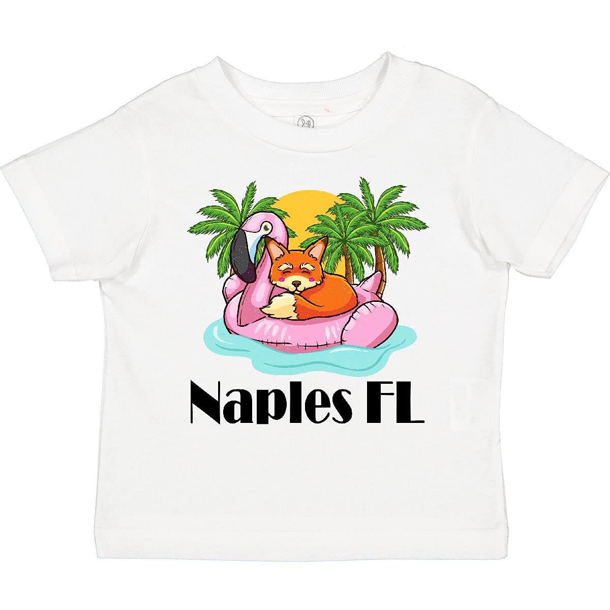 Inktastic Naples Florida Beach Vacation Toddler T-Shirt - Cute Summer Outfit for Boys & Girls - Perfect for Beach Trips, Family Vacations & Outdoor Activities