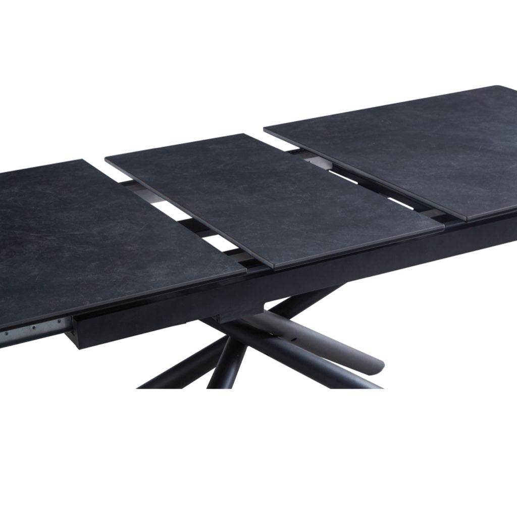 Mavise Extendable Dining Table - Expandable Wooden Table for 6 to 10 People - Perfect for Small Spaces, Family Gatherings & Dinner Parties