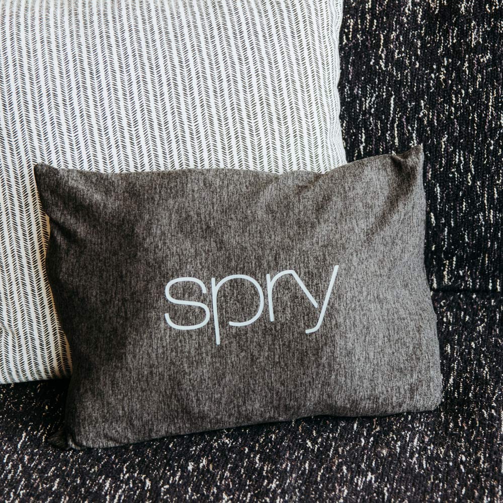 Spry Recovery Pillow - Orthopedic Neck & Back Pain Relief Pillow with Contoured Support & Adaptive Flo-Form Technology - Ideal for Side Sleepers, Post-Surgery Recovery & Chronic Pain Sufferers (Charcoal Grey)