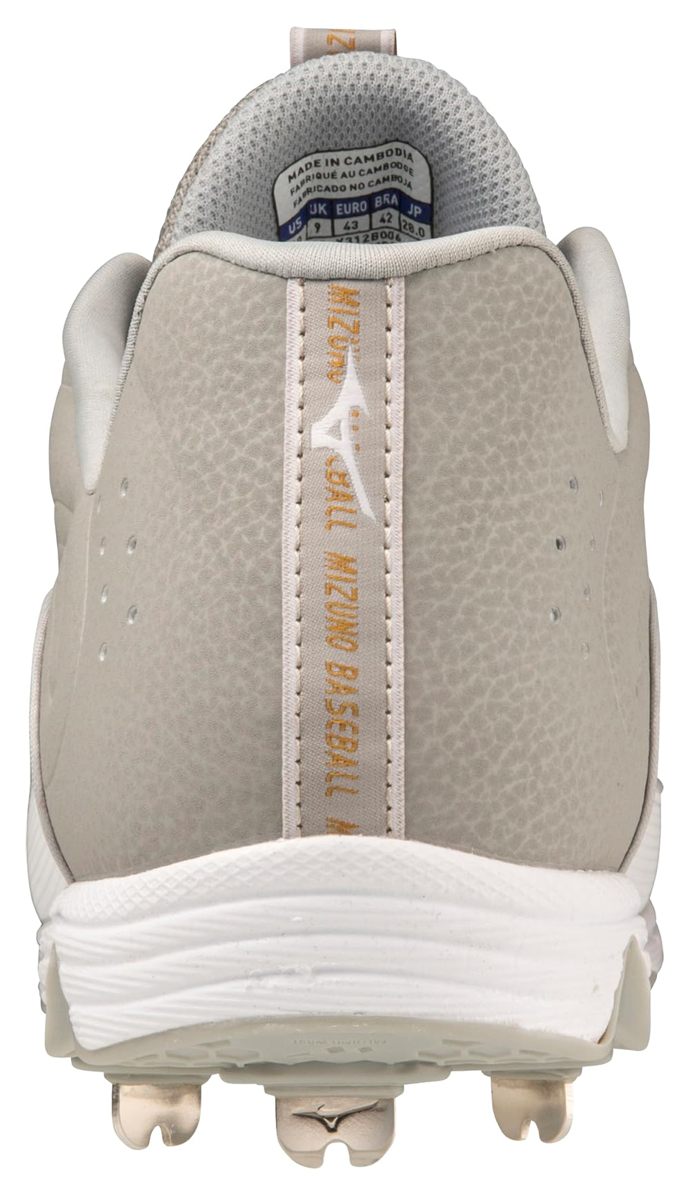 Mizuno Men's Ambition 3 9-Spike Baseball Cleats - Lightweight & Durable for Training & Games