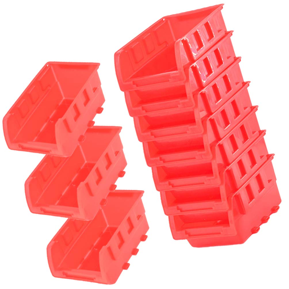 Plastic Storage Box with Oblique Design - Organizer Container for Home, Office & Craft Supplies | Durable & Stackable Storage Solution