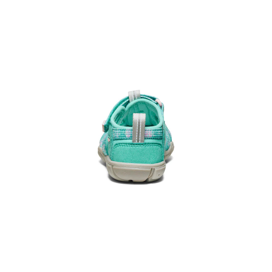 Keen Bright Aqua/Giggle Pink Seacamp II CNX Kids' Water Sandals - Perfect for Beach, Pool & Summer Outdoor Adventures