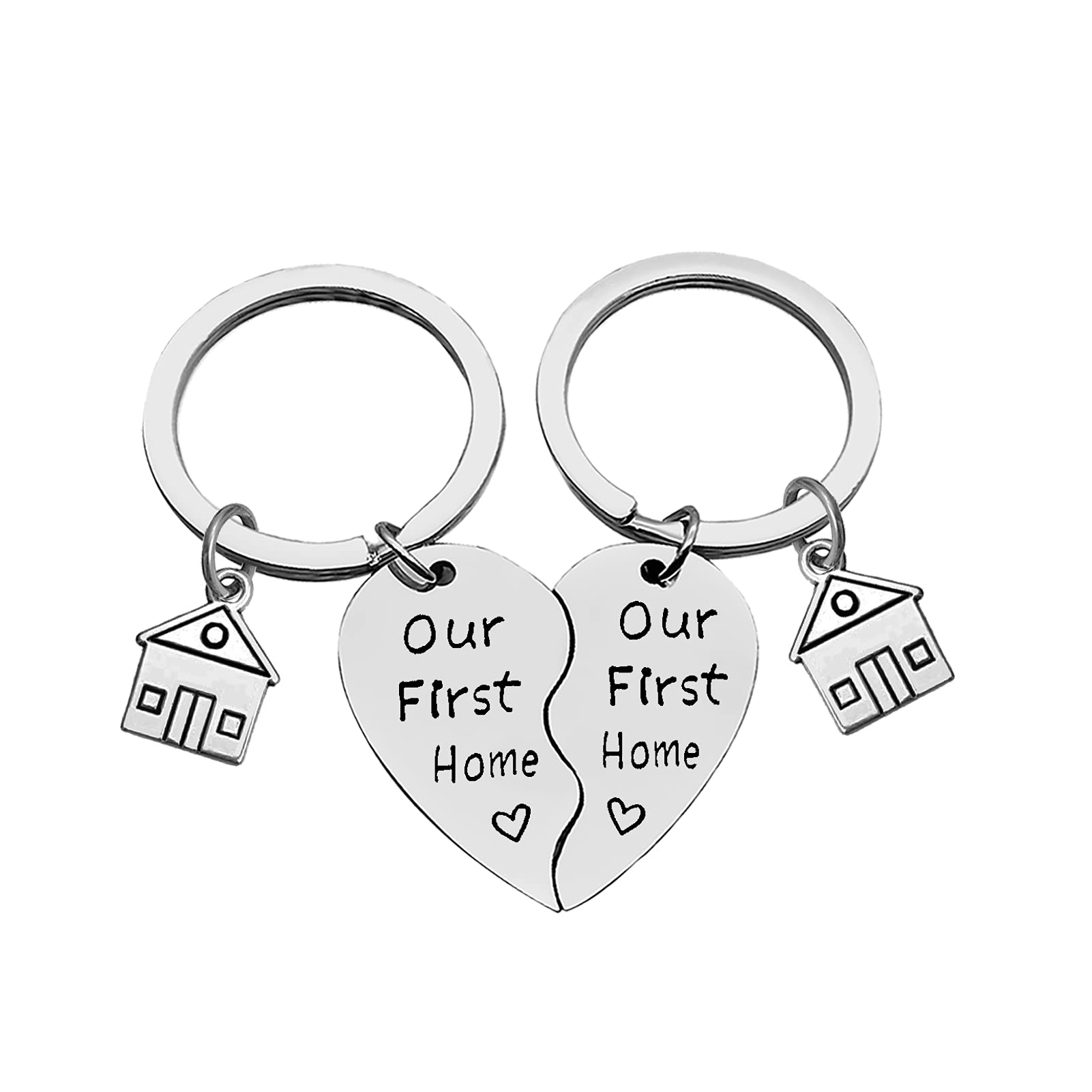 Xiahuyu New Home Keychain - Housewarming Gift for New Homeowners, First Home & Moving In Present - Perfect for House Keys, Welcome Gifts & New Home Decor