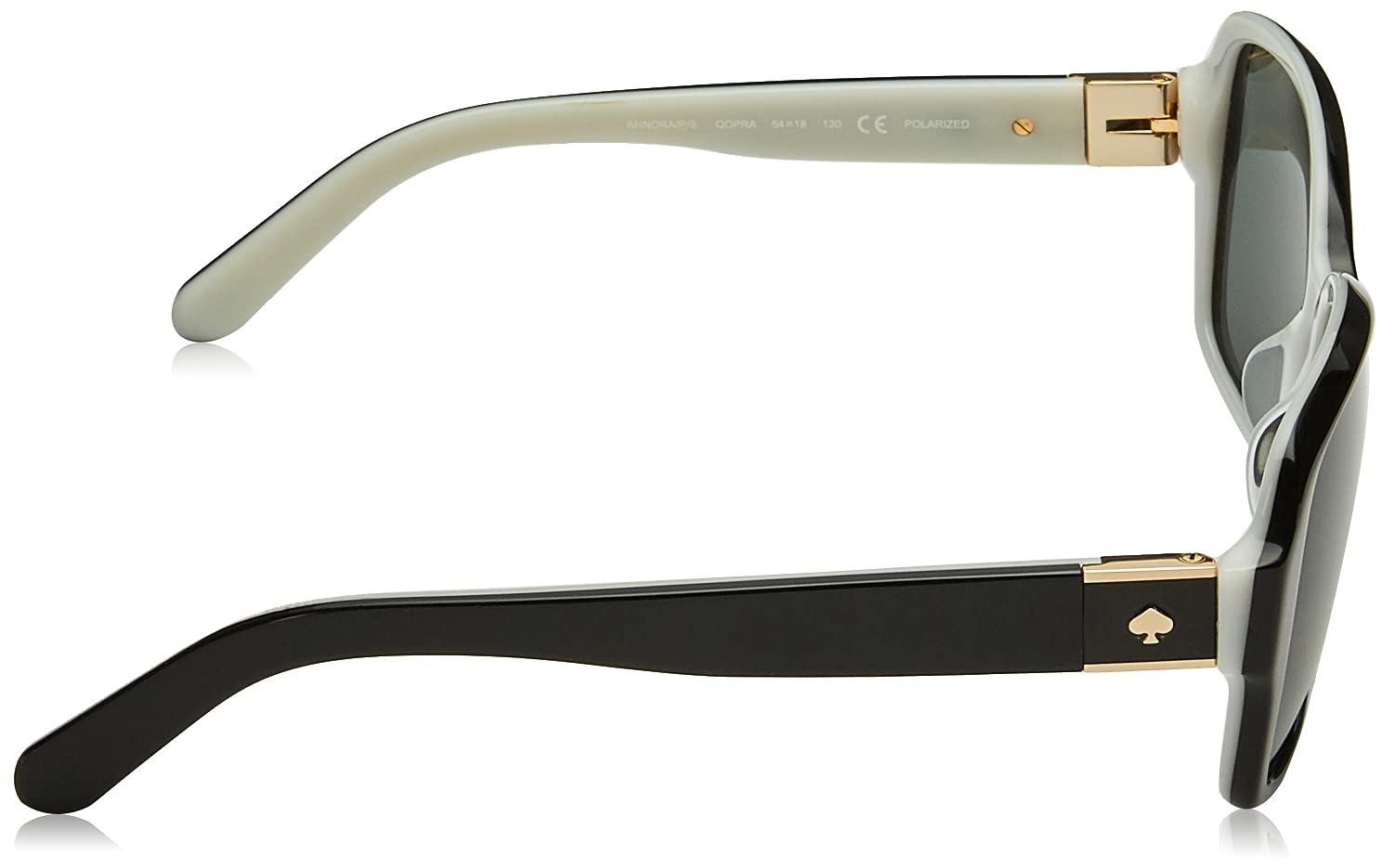 Kate Spade New York Women's Annora Rectangular Sunglasses - UV Protection, Polarized, Fashionable & Lightweight for Outdoor Activities, Beach, Driving & Summer Style