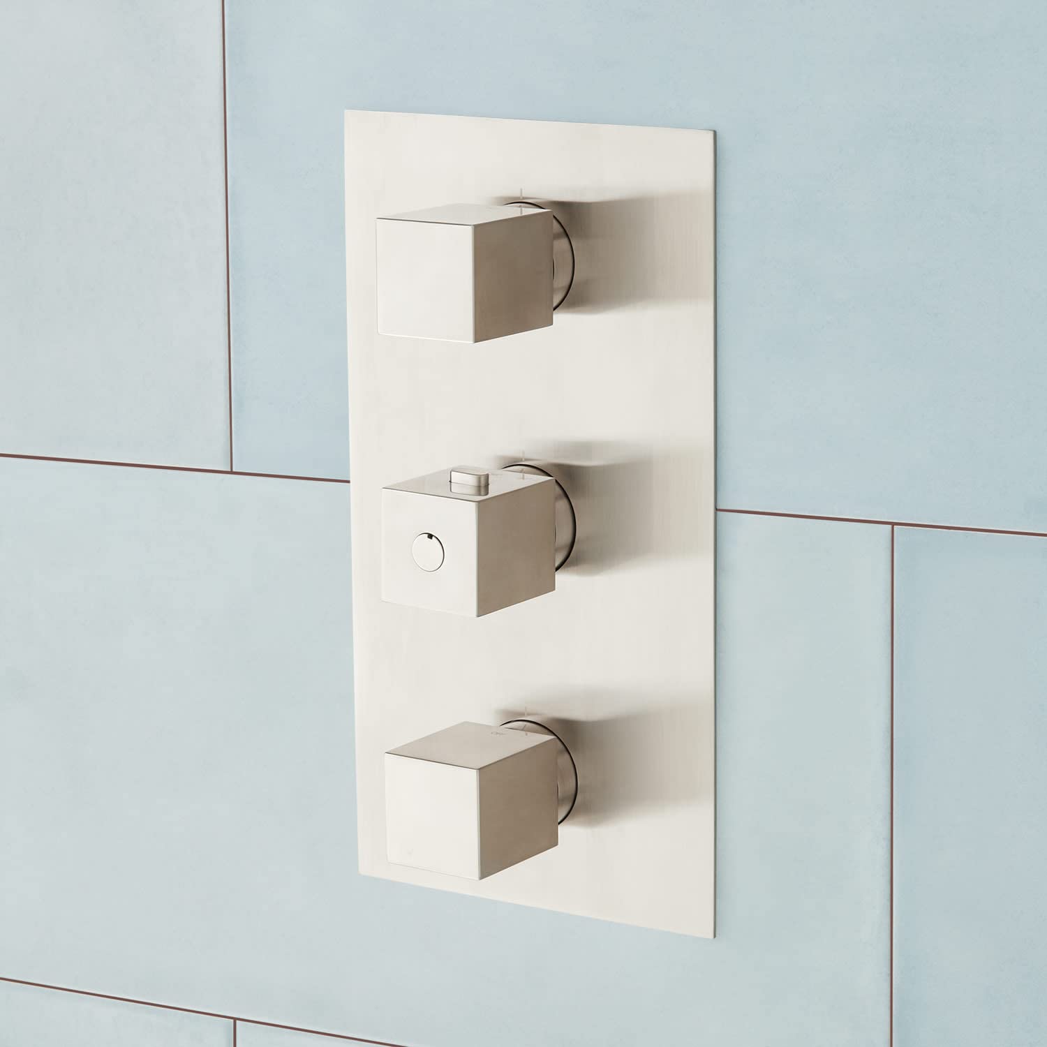 Signature Hardware 379997 Onassis Thermostatic Shower System with Shower Head, Hand Shower, Slide Bar, Body Sprays & Valve Trim - Chrome Finish | Perfect for Luxury Bathroom Renovations & Spa-Like Shower Experience