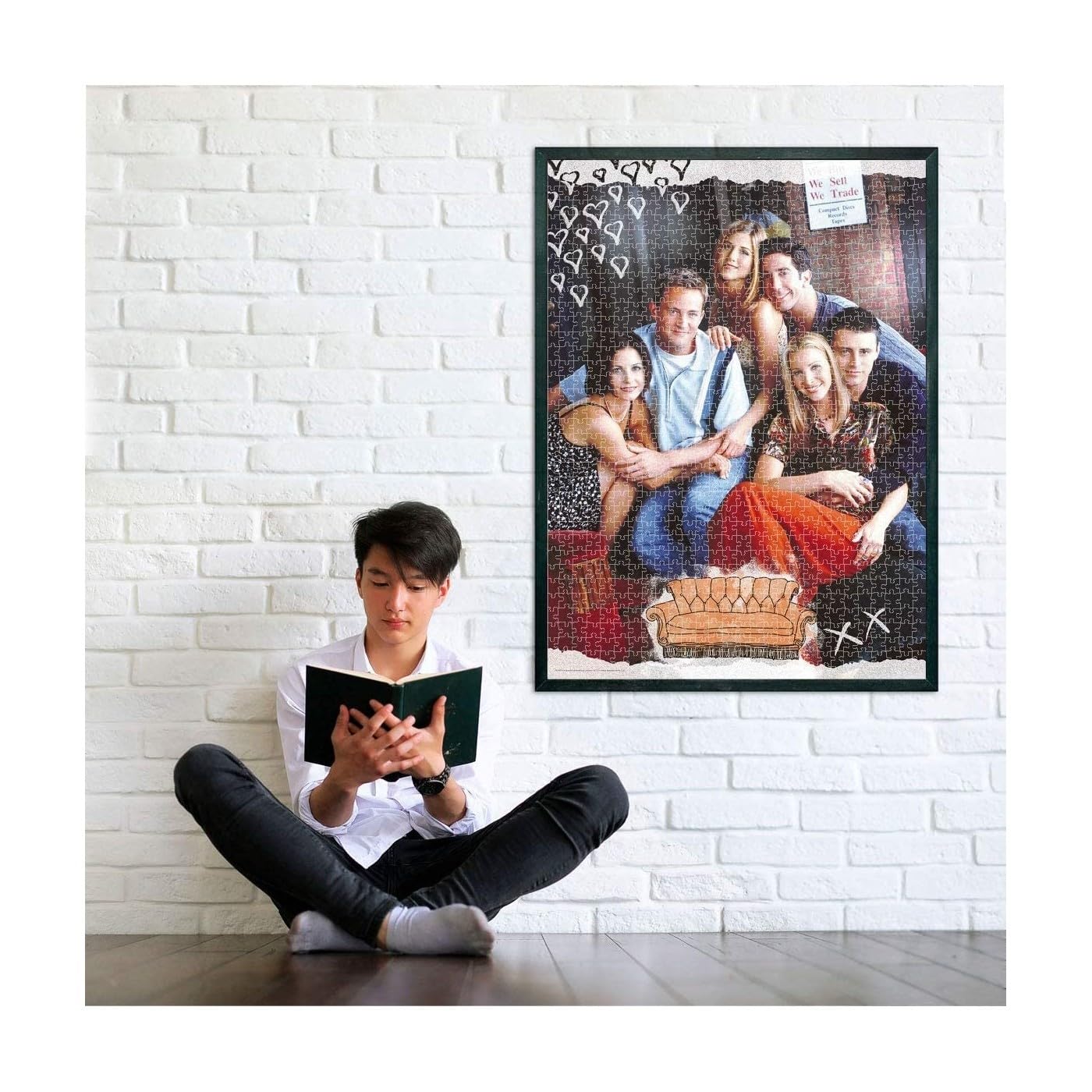 Clementoni Friends Netflix Puzzle 1000 Pieces for Adults - Officially Licensed, Made in Italy - Perfect for Relaxation, Home Decor & Gift Giving