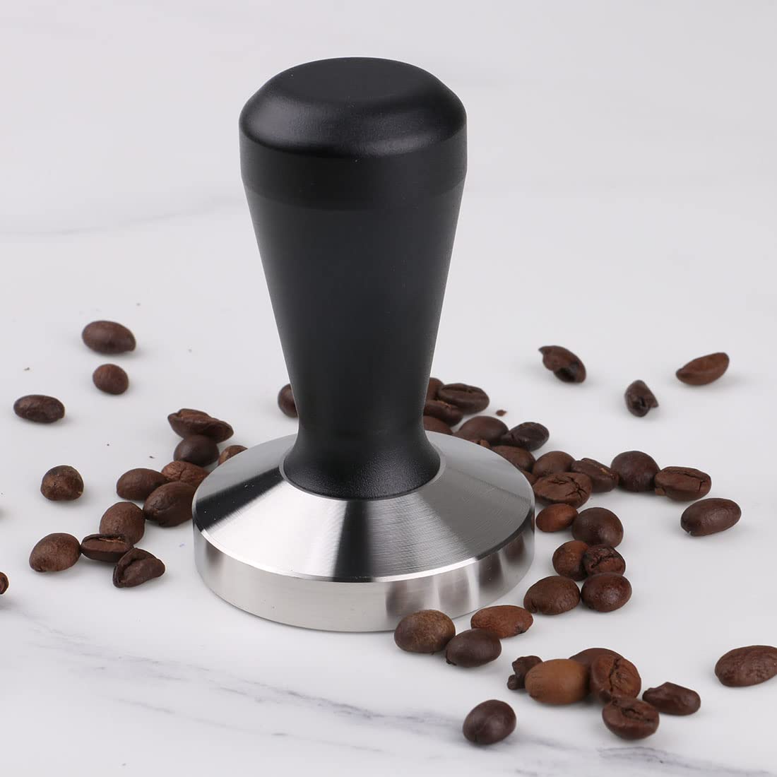 Premium 58mm Stainless Steel Coffee Tamper - Professional Barista Espresso Press for Perfect Coffee Grounds | Ideal for Home Brewing & Café Use